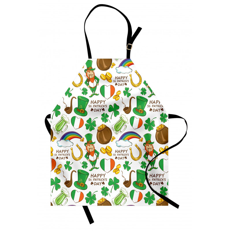 St. Patrick's Day Bib Apron