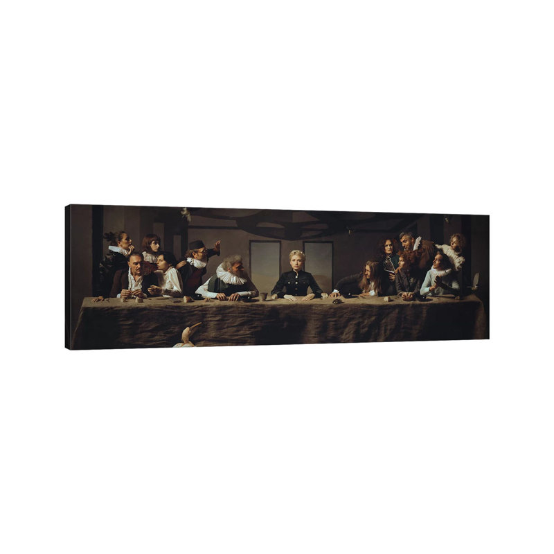 L'Ultima Cena by Igor Voloshin - Wrapped Canvas Panoramic Painting, 152.4 cm H x 50.8 cm W x 3.175 cm D