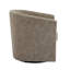 Fauteuil demi-tonneau pivotant en similicuir-1417145907