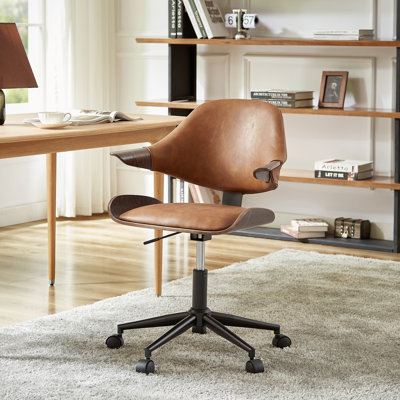 Carmelindo Faux Leather Office Task Chair