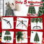 Artificial Christmas Tree, PVC Christmas Tree with Tips and Stand, Artificial Pine Tree, Christmas Decoration, Snow Effect with Pine Cones-1566508326-1566508347