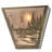 Rustic Lodge Flush Mounted Sconce