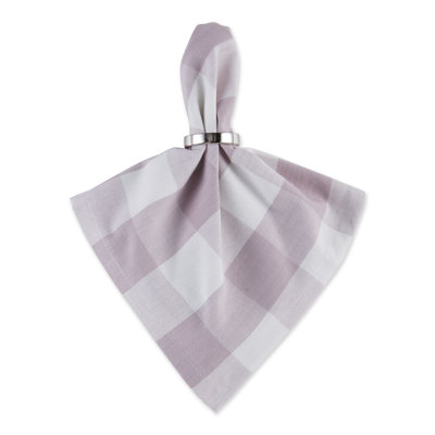 Wauregan Cotton Checkered Square Napkin