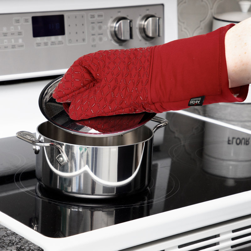 Ensemble de 2 gants de cuisine All-Clad Ogee, Piment