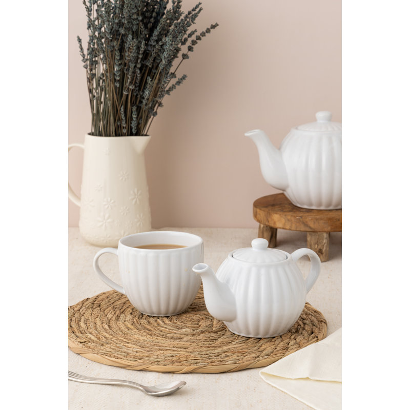 Price & Kensington Luxe 450ml Striped, White