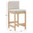 Carisa Boucle Counter Stool-907552928