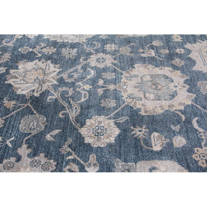 Museum Oriental Area Rug in Navy, Rectangle 8' x 10'