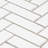 1" x 3" Porcelain Chevron Mosaic Wall & Floor Tile-75033874