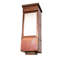 7" Square Deco Pier Mount