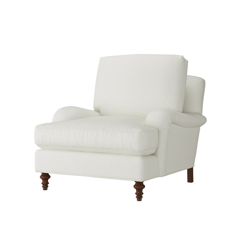 Fauteuil d'appoint Lotta, Cottontail naturel, Expresso