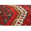 Tapis rouge à motif géométrique 5 x 10