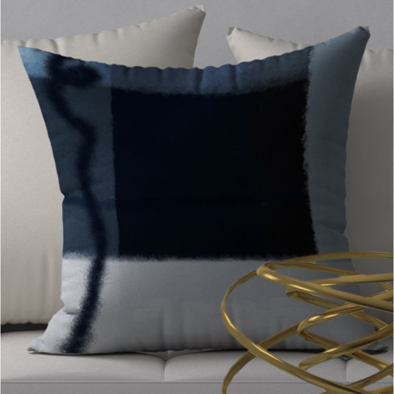 Housse de coussin décorative carrée/insert, H 18 po x l 18 po