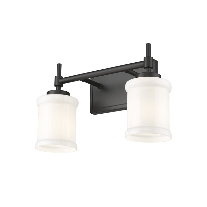 Cadoc 2 Light Vanity, Matte Black