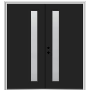 81.75'' Glass Fiberglass Front Entry Doors