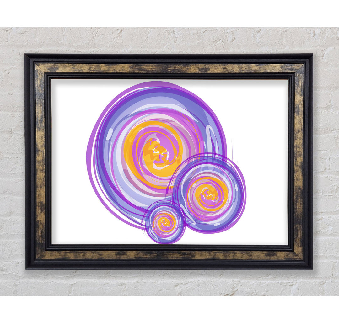 Trio Of Swirls - Einzelne Bilderrahmen Kunstdrucke