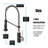 Single Handle Kitchen Faucet 2-Function Sprayer Pull Down Kitchen Faucet-113723401