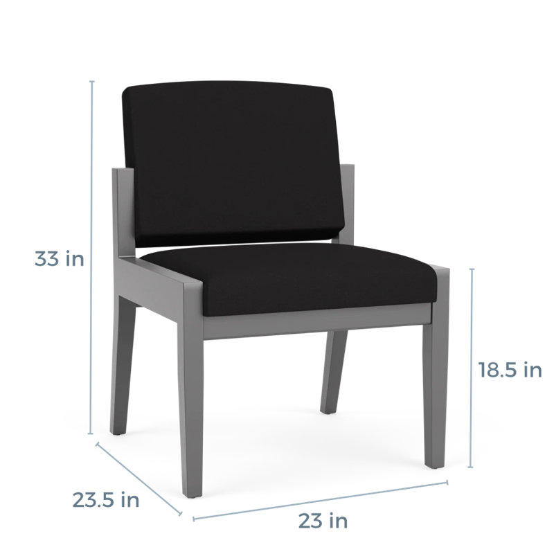 Chaise d'invité Amherst, Étain, Visite libre noire