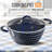Nutrichef Durable Non-Stick Cooking Pot - High-Qualified Kitchen Cookware With See-Through Tempered Glass Lids, 2.1 Quarts, Works With Model: NCCW11DS), One Size, Blue - Nutrichef PRTNCCW11DSCP