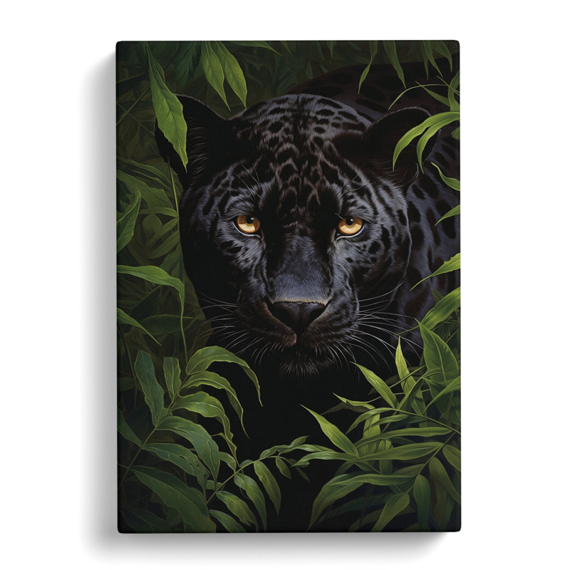 Panther Tachisme - Wrapped Canvas, 60cm H x 40cm W x 3cm D
