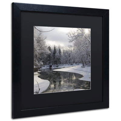 " Fresh Snowfall On The River " by Kurt Shaffer