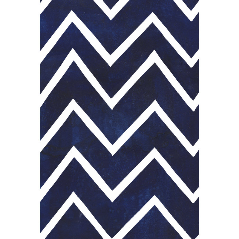 Indigo Pattern VI by Grace Popp - Wrapped Canvas Print, 46cm H x 30cm W