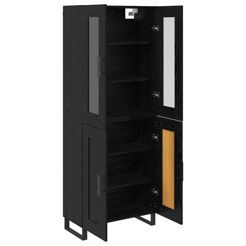 69.5cm Sideboard, Black Oak