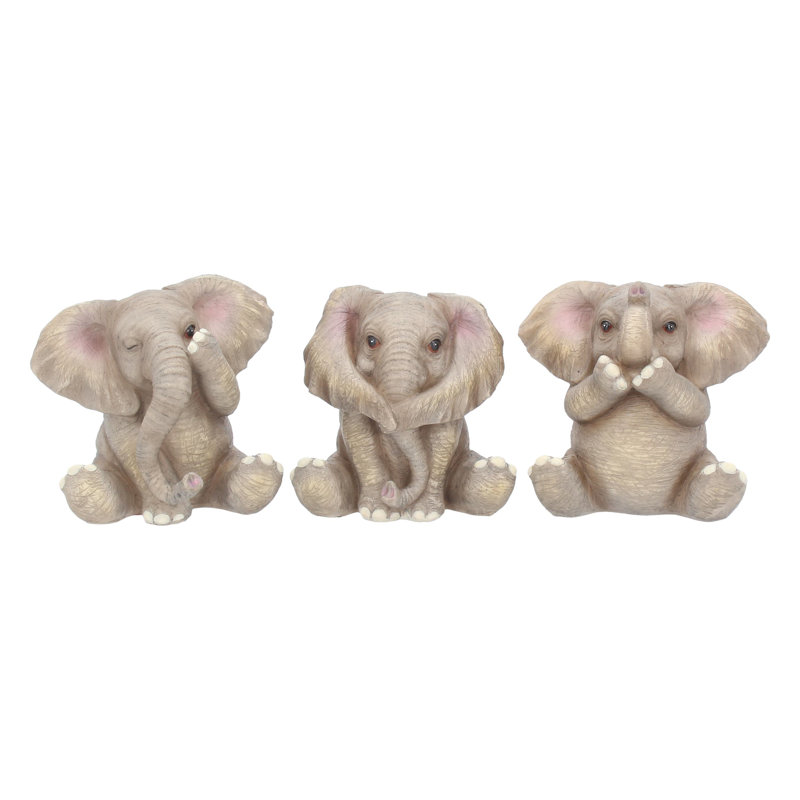  Trois bébés éléphants, 8 cm