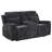 Kennett Chenille Upholstered Power Reclining Loveseat Grey