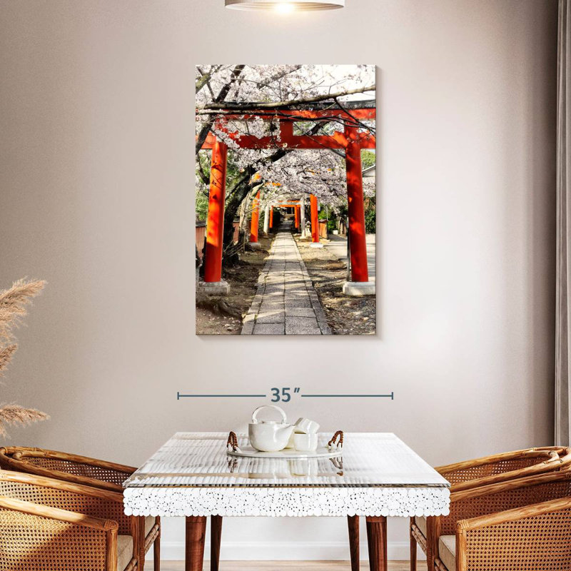 Aime Cherry Blossoms Torii, 45" H x 30" W