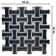 Metro Dog Bone Basketweave 0.92 In. X 2.26 In. Porcelain Basketweave Mosaic Wall Tile