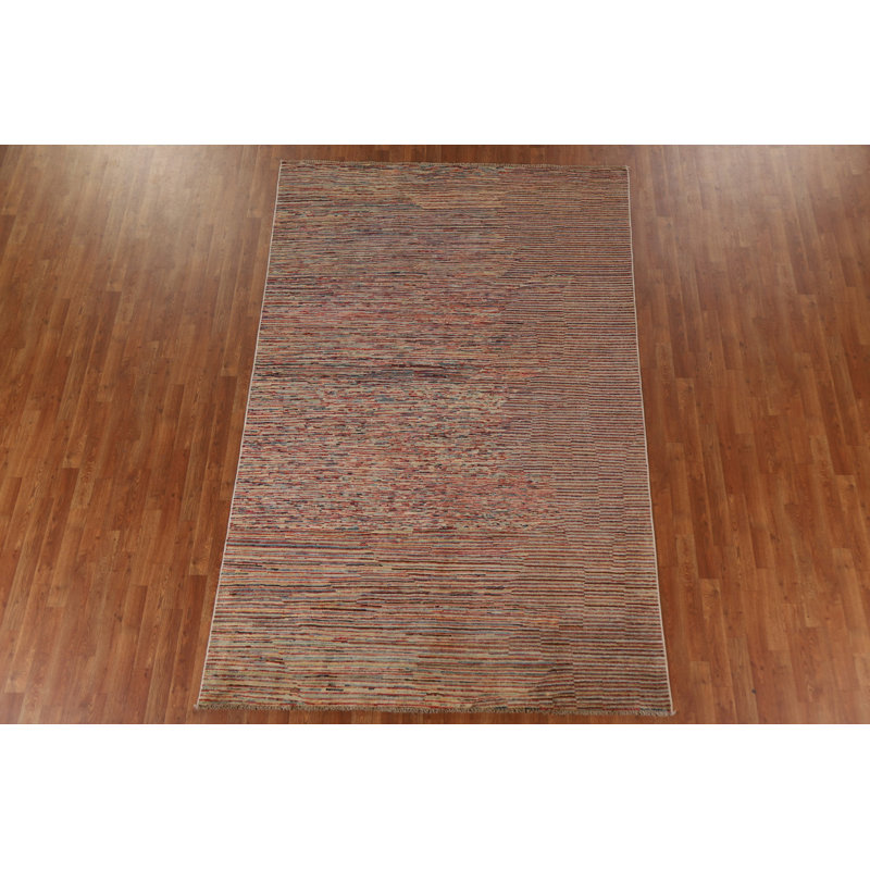 Tapis rayé All-Over Gabbeh 6 x 10