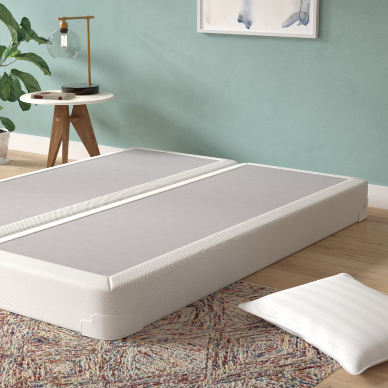 Continental Sleep, 8" Sturdy Wood Box Spring For Mattress Support With Simple Assembly Queen