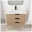 Meuble-lavabo de 30 po avec comptoir (G-CVB01430LIMO-GRB3020MOWH)