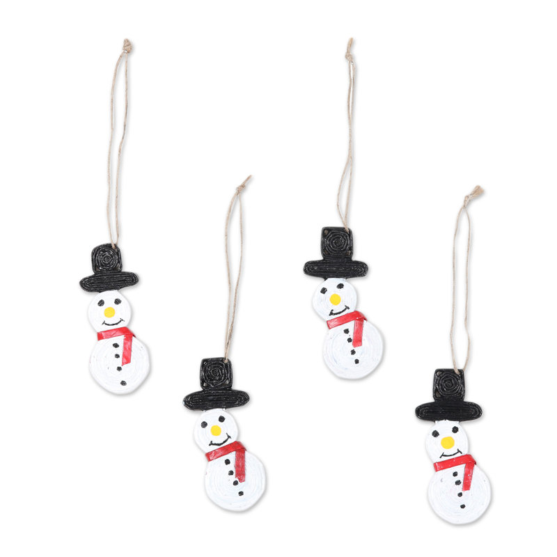 Décoration de Noël suspendue (ensemble de 4)