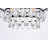 Stiner 3-Light Crystal Tiered Flush Mount-57281648-57281650