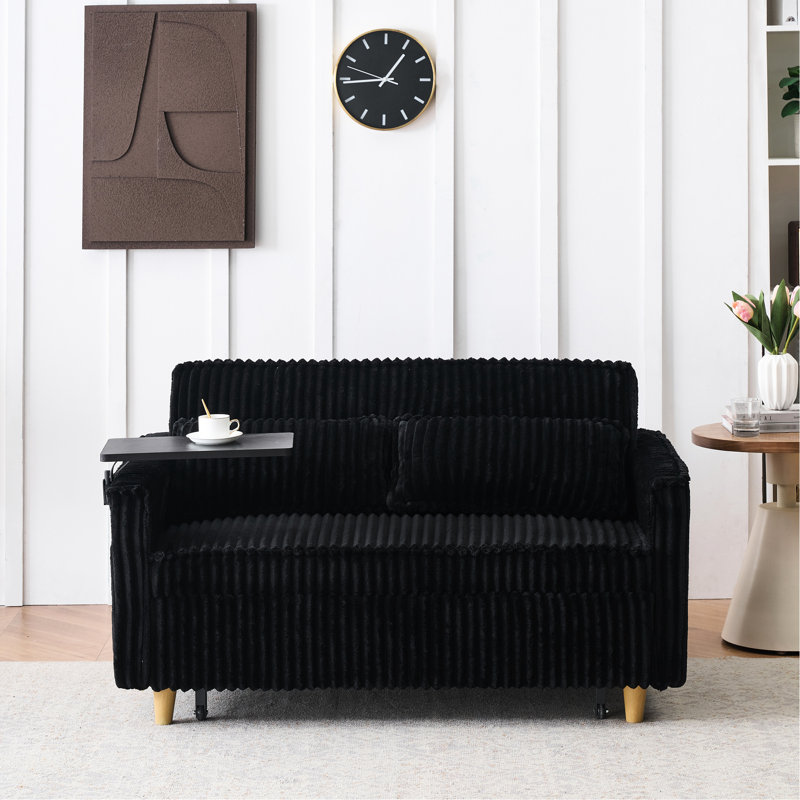 Élégant velours côtelé noir avec table d'ordinateur portable mobile et support de pupitre pour musicien