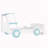 Twin Size Car Bed with Storage Shelves-1817027338