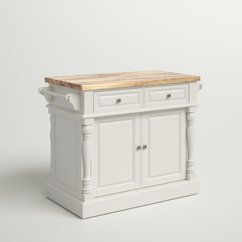 Diamondback 47.75 " W Kitchen Island, White