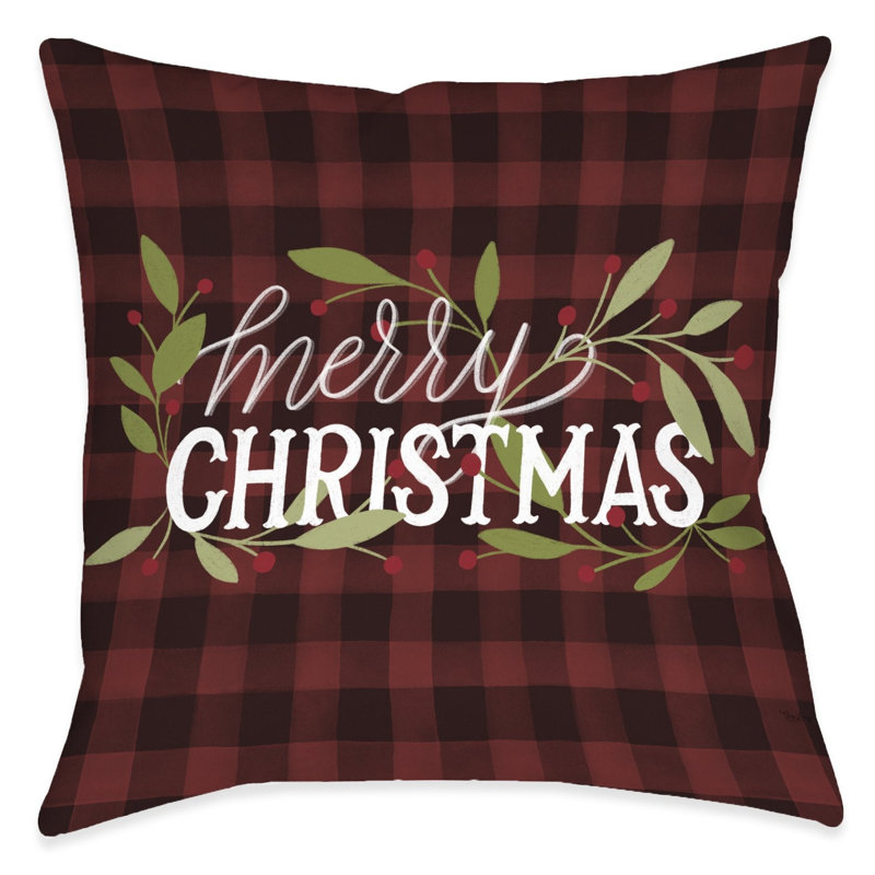 Coussin décoratif d'intérieur Merry Christmas