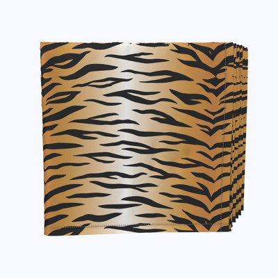 Polyester Animal Print Square Napkin