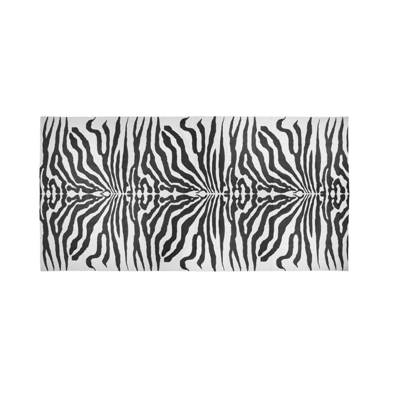 Nappe en coton à imprimé animal 1, 60 po x 90 po, Brun