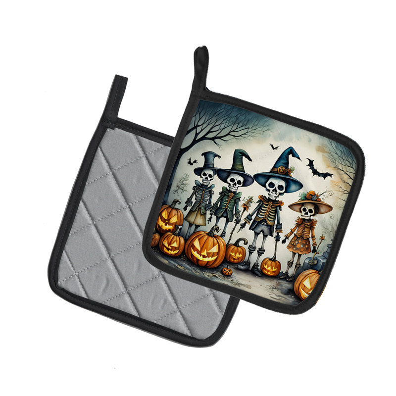 Calacas Skeletons Spooky Halloween - paire de poignées