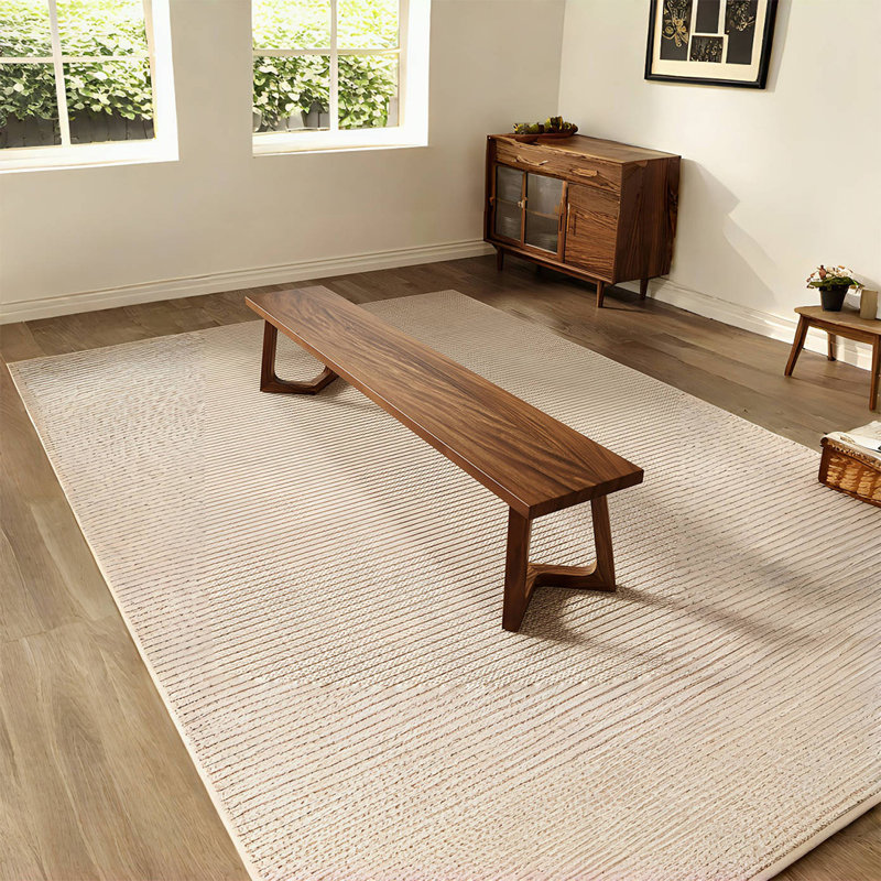 Kaile Solid Wood Bench, 17.71" H x 70.86" W x 11.81" D
