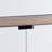 Modernize Kitchen Buffet Organizing Cabinet with 4 Shelves, White & Dark Taupe