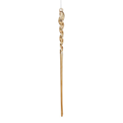 Ornement en forme de glaçon torsadé 0,75 po x 11,5 po