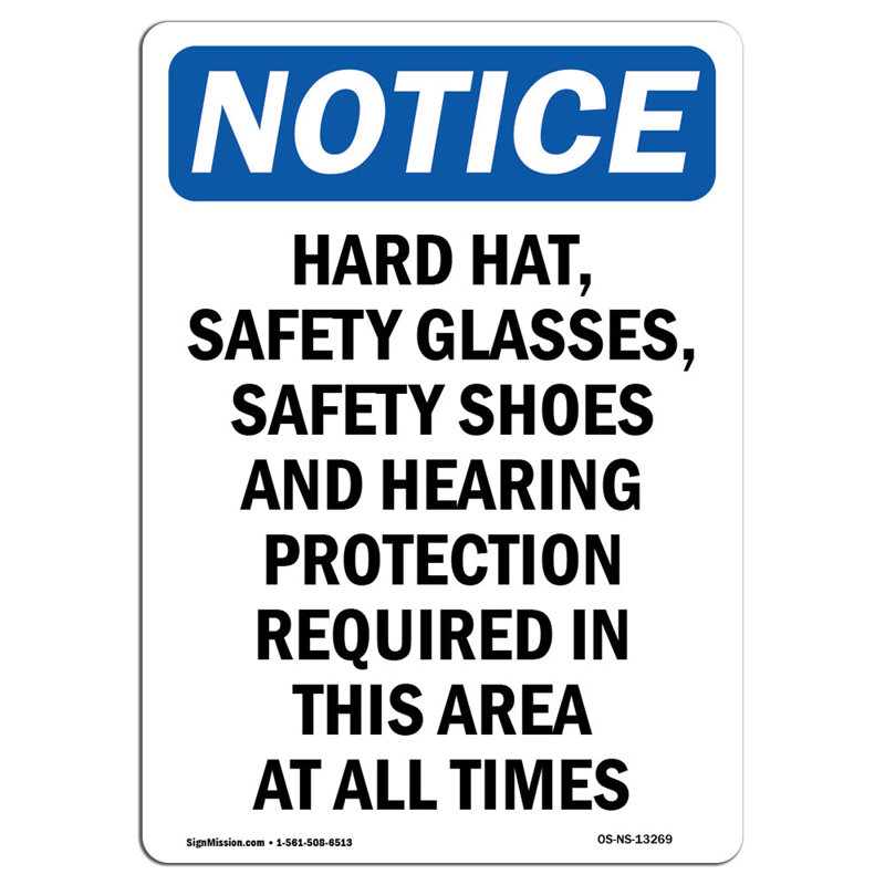 Panneau de sécurité pour lunettes de sécurité
