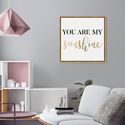 " You Are My Sunshine "