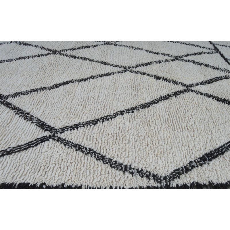 One-of-a-Kind Rectangle 6'6" X 10'7" Hand Loomed Area Rug