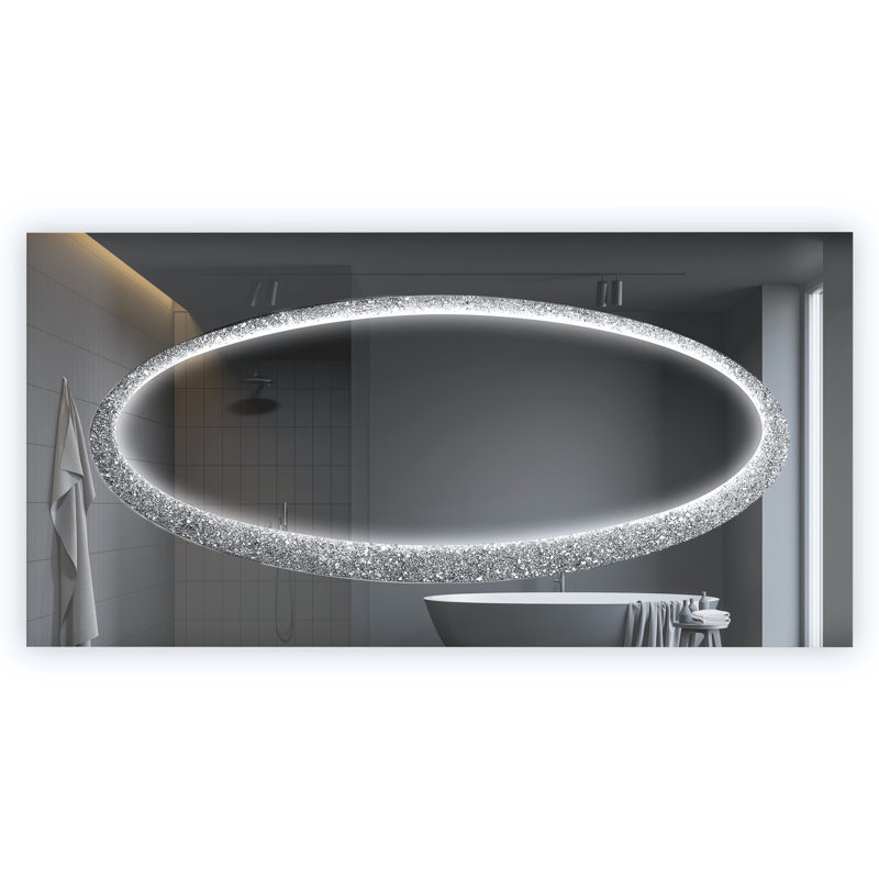 Lucent Flat Glass Lighted Mirror