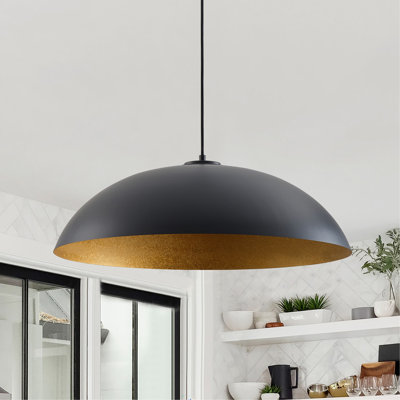 1-E26 Luminaire suspendu moderne surdimensionné de 30,91 pouces certifié ETL, cordon réglable, à intensité variable, idéal pour le salon et la salle à manger